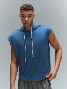 Driftmere Men's Simple Fashion Casual Sleeveless Top For Daily Wear - Blue - View 9