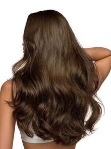 100% Real Human Hair 9PCS Straight Clip In Hair Extensions 148G 14-24 Inch Chocolate Brown Color Double Weft Invisible Clip Hair Extensions Remy Natural Human Hair For Women Girls Daily Use - S4A - View 3