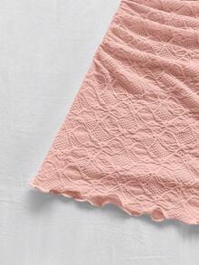 Soleia Spaghetti Strap Ruched Backless Mini Dress, Light Yellow, Suitable For Holiday, Date, Valentine's Day, Afternoon Tea, Vacation, Music Festival, Bohemian - Pink - View 6