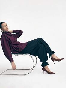 Mnmlis Women Pumps - Burgundy - View 7