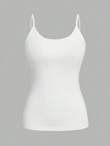 SHEIN EZwear 4件套休闲简约吊带背心，适合夏季穿着 - 彩色 - 查看 9