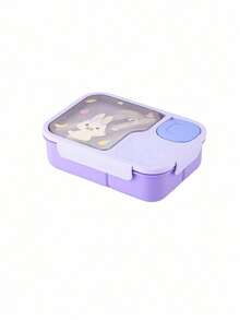 SHEIN 1 Buah Kotak Bekal Kartun, Aman untuk Microwave, Portabel, Mangkuk Salad, Nasi, Cocok untuk Pekerja, Buah, Sayuran, Sandwich, Sempurna untuk Persiapan Makanan - MultiWarna - View 18