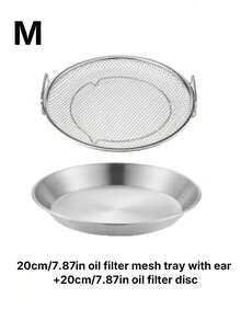 Saringan Minyak Stainless Steel untuk Makanan Goreng Saringan Logam untuk Saringan Stainless Steel - MultiWarna - View 11