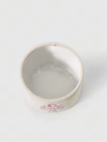ROMWE Kawaii Cesta de almacenamiento portátil de gran capacidad con estampado de cuatro conejitos de dibujos animados - Cuatro conejitos - Ver 3