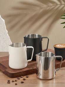 Cirelle Stainless Steel Latte Mug - Durable Coffee Cup With Thickened Spout, Ideal For Home Coffee & Milk Drinks - Multicolor - View 3