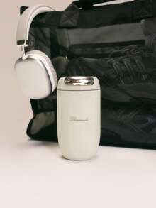 GLOWMODE 12 OZ Style Sipper Insulated Stainless Steel Portable Travel Hot Cold Coffee Drink Beverage Mug Daily Casual - Beige - View 6