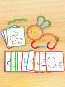 MINKOJA Creative Sticks For Intellectual Development, Early Learning Educational Toys, Fine Motor Skills, Color Recognition, Used For Shape Formation, Kindergarten Enlightenment Training, And Interest Cultivation Toys, Including DIY Building Blocks(Suitable For Ages 3+) - Multicolor - View 7