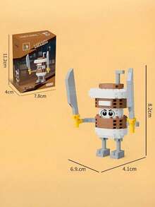 POKOJA LAND Italian Brainrot Toy Building Blocks For Adults,Tralalero Tralala Shark Action Figures,Weird Stuff Collectible,Creative Toys And Games,Tung Tung Tung Sahur Anime Gift Set Spring To Summer - Multicolor - View 19