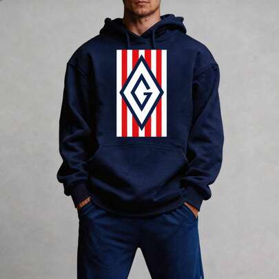 Conjunto de sudadera con capucha y pants, 2 piezas, escudo, G, Guadalajara, chiva s, rebaño sagrado. Regular fit, hombre, mujer, con bolsas, cómodo, ligero, casual, elástico ligero, deportivo, para uso diario, para día y noche, fines de semana., Estilo relajado, urbano, Street, vacaciones, básico, primavera, verano, otoño, invierno. a la moda. Mezcla de poliéster, elastano.