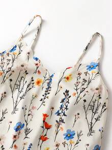 EMERY ROSE Women's Summer Vacation Floral Print Camisole - Multicolor - View 4