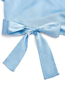 GlowEve Elegant Summer Shirts For Casual Commuting Woven By Women - Blue - View 8