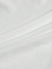 SHEIN 年轻女孩印花针织休闲背心 - 白色 - 查看 3