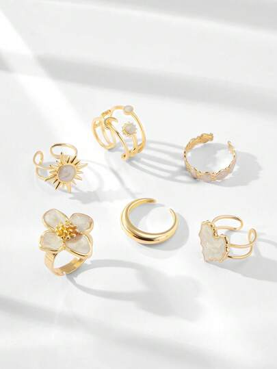 Maija Bộ 6 nhẫn vàng.