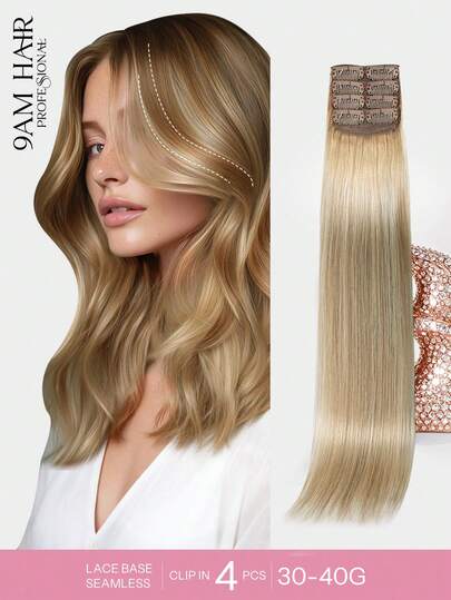 4PCS With 8 Clips Straight Clip In Hair Extensions 100% Real Human Hair Color T6-P8/613# Ombre Walnut Brown To Ash Brown And Bleach Blonde 12-18 Inch Double Weft Invisible Clip Hair Extensions Remy Natural Human Hair For Women Girls Daily Full HeadUse Winter Christmas Halloween Costumes Autumn Outfits Women Fall Outfits