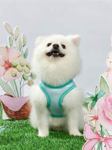 PETSIN 1 pieza Chaleco de mascota de conejo verde de Pascua para gatos y perros - Multicolor - Ver 8
