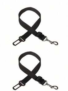 1pc Pet Car Safety Leash, Dog Retractable Traction Rope, Pet Leash, Car Safety Belt Made Of Nylon, Sturdy - Multicolor - View 15
