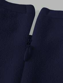 Firerie Kids Firerie Kids 少女纯色圆领休闲日常度假连体裤 - 藏蓝色 - 查看 5