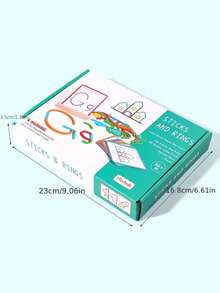 MINKOJA Creative Sticks For Intellectual Development, Early Learning Educational Toys, Fine Motor Skills, Color Recognition, Used For Shape Formation, Kindergarten Enlightenment Training, And Interest Cultivation Toys, Including DIY Building Blocks(Suitable For Ages 3+) - Multicolor - View 5