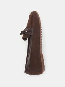 Bholvia 2025 Otoño Mujer Mocasines con Lazo, Cómodos Zapatos Planos Casuales de Punta Redonda Slip-On, Versátiles Planos para Uso al Aire Libre Día de San Valentín - Marrón - Ver 7