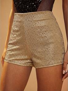 Hauture Women Shorts - Brown - View 6