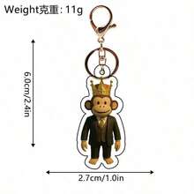 POKOJA LAND POKOJA LAND 偷走脑腐烂萨米·詹德尔（Sammy Jandel）人偶钥匙扣（散装），亚克力67寸人偶冲击手办钥匙扣，精致动漫钥匙扣，热门游戏冲击可爱派对礼物，儿童背包装饰，主播和游戏玩家的独特礼物，生日礼物，春夏家居装饰 - 彩色 - 查看 16