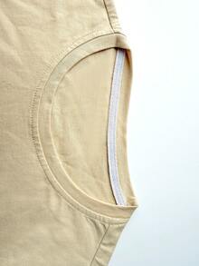 Manfinity Homme Men's Letter Print Round Neck Casual Short Sleeve Loungewear Top Men Graphic Tees Dirt Bike Shirt Ride Into Freedom Tee - Khaki - View 5