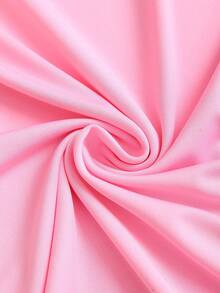 Sweetra Frühlings-/Sommer-Neudesign mit Stilgefühl, elegant, retro, sexy, figurbetonend, vielseitig, bequem, Outdoor-/Urlaubskleid mit Blumenmuster in Rosa für Frauen - Pink - Übersicht 6