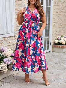 SHEIN Clasi Vestido de verano para mujer de talla grande, vestido elegante sin mangas, nuevos vestidos para damas, vestidos para mujeres, vestido floral para mujer, vestido Zanea para mujer, vestido hawaiano para mujer, vestido de fiesta de verano, vestido de primavera, vestidos de festival, vestido de Pascua, vestidos elegantes, vestidos elegantes de fiesta, vestido de playa, vestido de invitada de boda para mujer, vestido de fiesta de boda, vestido de dama de honor, vestido de graduación, atuendo de graduación para madre, vestido casual, vestidos de vacaciones, vestidos de fiesta, vestido formal, vestido floral, vestido de talla grande para mujer, vestido fluido morado, vestido elegante para mujer, vestido elegante de primavera y verano Fleurora, vestido maxi con estampado floral, vestido de manga abullonada para mujer, último vestido, vestido Zanzea para mujer de talla grande, atuendos de invitada de boda para mujer, vestidos de cumpleaños para mujer de talla grande - Multicolor - Ver 8