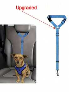 1pc Pet Car Safety Leash, Dog Retractable Traction Rope, Pet Leash, Car Safety Belt Made Of Nylon, Sturdy - Multicolor - View 10