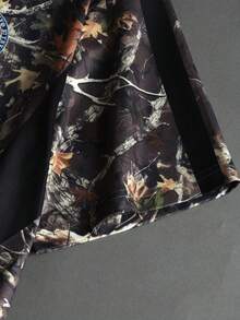 STYNVO Áo thun nam tay ngắn cổ tròn in họa tiết toàn thân, kiểu dáng thường ngày, thích hợp cho mùa hè. - màu đen - Xem 4