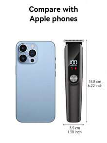 Teckwe 男士电动剃须刀套装，带胡须修剪器，适用于鼻毛、胡须、身体和面部毛发，是理想的圣诞节和生日礼物（600mAh 双芯系列电池） - 均碼 - 查看 6