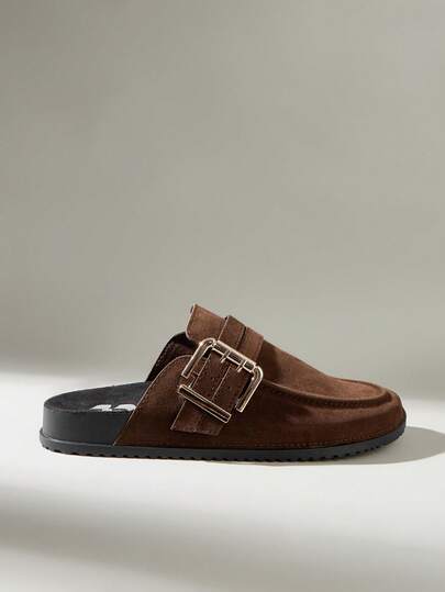 Solecia Sapatos femininos de plataforma, casuais e confortáveis, com fivela.