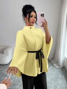 Selianne 女士针织优雅度假通勤秋季两件套 - 彩色 - 查看 3