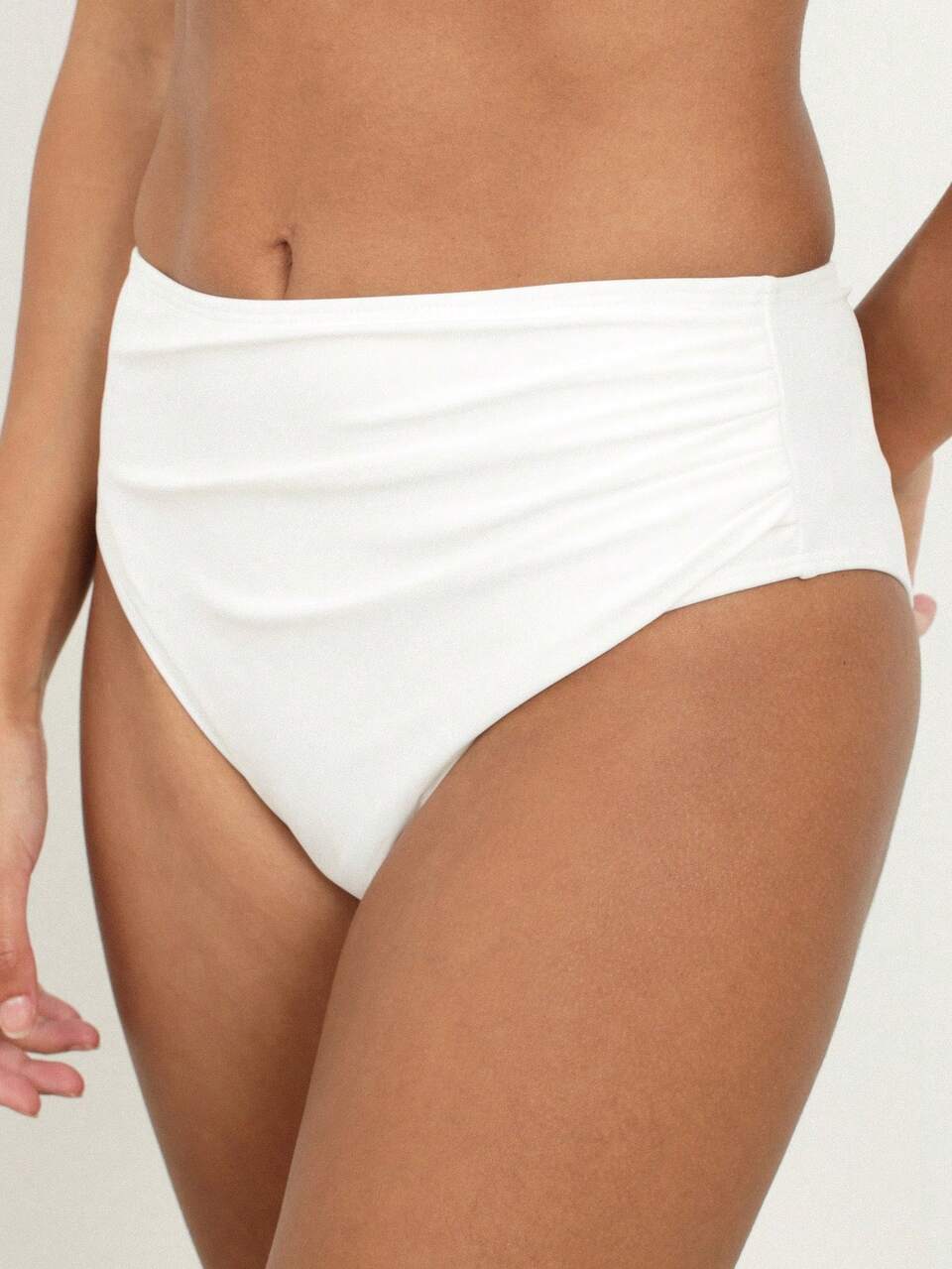 KSTM Women's Ruched Bikini Sets With Underwired Bust Cups And Ruched High Waisted Bottom