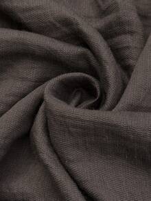 Breezaya 大码女式极简无袖露背系带流苏装饰宽松长裙，适合日常、休闲和度假穿着 - 棕色 - 查看 8