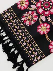 EMERY ROSE Áo khoác in họa tiết thanh lịch cỡ lớn dành cho kỳ nghỉ - Nhiều màu - Xem 4