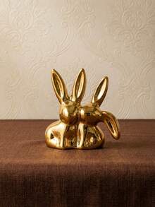 Cirelle Rabbit Jewelry Storage Box And Decorative Statue, Made Of Non-Fading Ceramic Material. It Is A Multi-Functional Ear Ring And Ring Storage Box Suitable For Home, Dressing Table And TraveParty Gift For Collectors And Family And Friends.Spring To Summer - Storage rack - View 4