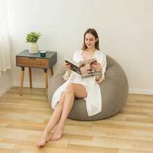 Large Slouchy Inflatable Sofa Chairs PVC Lounger Seat Bean Bag Sofas Pouf Puff Couch Tatami Living Room Supply Gift - Multicolor - View 4