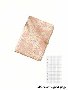 Cirelle Sổ tay A6 có thể thay ruột, bìa dập nổi hoa văn, 3 trang ruột tùy chọn (có dòng kẻ/trống/ô vuông), nhật ký di động tiện dụng cho gia đình, văn phòng và du lịch, món quà sinh nhật và ngày lễ hoàn hảo cho phụ nữ, sinh viên và người đi làm. - Sổ ghi chép - Xem 8