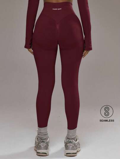 Musera Sport High Rise Seamless Leggings Bottom Only Padel Autumn Fall Activewear Sport Gym Workout Yoga Pilates Fitness Daily Casual