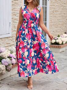 SHEIN Clasi Vestido de verano para mujer de talla grande, vestido elegante sin mangas, nuevos vestidos para damas, vestidos para mujeres, vestido floral para mujer, vestido Zanea para mujer, vestido hawaiano para mujer, vestido de fiesta de verano, vestido de primavera, vestidos de festival, vestido de Pascua, vestidos elegantes, vestidos elegantes de fiesta, vestido de playa, vestido de invitada de boda para mujer, vestido de fiesta de boda, vestido de dama de honor, vestido de graduación, atuendo de graduación para madre, vestido casual, vestidos de vacaciones, vestidos de fiesta, vestido formal, vestido floral, vestido de talla grande para mujer, vestido fluido morado, vestido elegante para mujer, vestido elegante de primavera y verano Fleurora, vestido maxi con estampado floral, vestido de manga abullonada para mujer, último vestido, vestido Zanzea para mujer de talla grande, atuendos de invitada de boda para mujer, vestidos de cumpleaños para mujer de talla grande - Multicolor - Ver 5