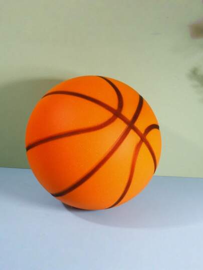 1pc Silent Basketball, Foam Basketball, Indoor Training Silent Ball, Silent Foam Indoor Training Ball, Suitable For Various Indoor Activities, Thanksgiving, Christmas And Halloween Gift.