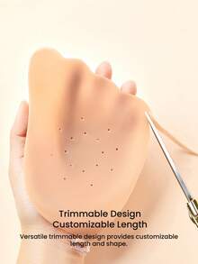 LUVLETTE Reusable Sticky Self-Adhesive Backless Strapless Perforated No-Show Silicone Lift-Air Up Bra-Cinnamon - Cinnamon - View 4