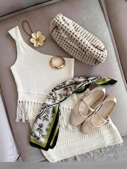 GlowEve New Arrival European And American Fashion Mixed Color Chic Versatile Knitted Sweater