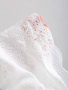 Sweetra Women's Embroidered Pattern Short Skirt, Summer - White - View 6