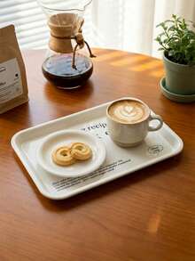 Cirelle Khay phục vụ Ins Style - Khay melamine tối giản cho gia đình, quán cà phê, bàn làm việc và vật dụng trang trí. - Nhiều màu - Xem 3