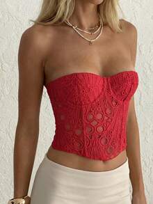 Aloruh Women Tops - Red - View 1