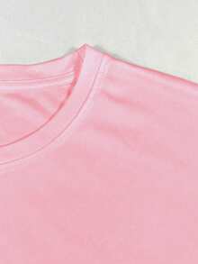 Resyla Women's Casual Butterfly Print T-Shirt, Summer - Pink - View 6