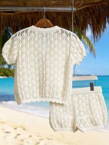 Lyxana New Arrival European And American Fashion Mixed Color Knit Sweater - Apricot - View 2