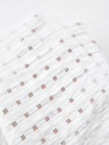 Breezaya Áo sơ mi cổ chéo thời trang mới dành cho nữ cỡ lớn - trắng - Xem 6